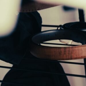 Vegetable-Tanned Leather Belt